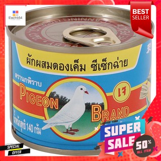 ตรานกพิราบ ผักกาดดอง ซีเซ็กฉ่าย ขนาด 140 กรัมPigeon Brand Pickled Cabbage Sesek Celery 140 g.