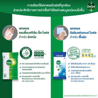 Dettol เดทตอล ทิชชู่เปียกเดทตอล ทิชชู่เปียก สูตรแอนตี้แบคทีเรีย 10 แผ่นX12