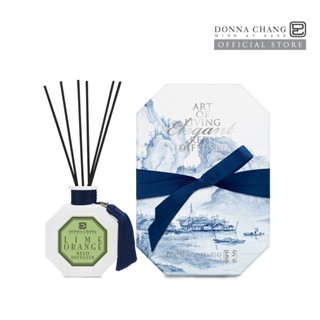 DONNA CHANG Lime Orange Reed Diffuser (100 ml) ดอนน่า แชง ก้านไม้หอมกระจายกลิ่น น้ำหอมปรับอากาศ น้ำหอมบ้าน ก้านไม้หอม