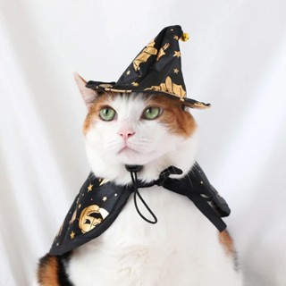 เซ็ทเสื้อคลุม พร้อมหมวก ตีมแม่มด Halloween | Clawset.bkk