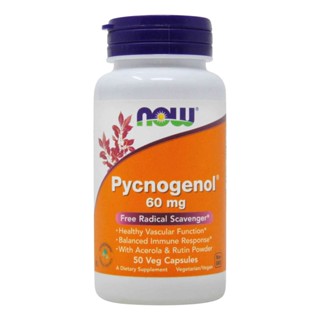 NOW Foods, Pycnogenol, 60 mg, 50 Veg Capsules