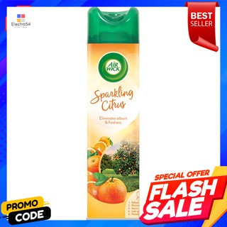 แอร์วิค สเปรย์ปรับอากาศ กลิ่นสปาร์คกลิ้ง ซิตรัส 300 มล.airvic air freshener spray Sparkling citrus scent 300 ml.