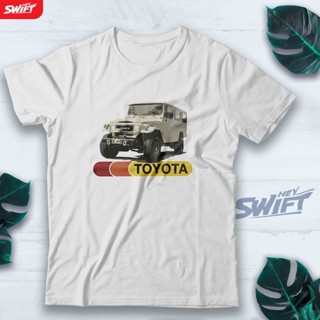 [COD]เสื้อยืด พิมพ์ลาย Toyota Land Cruiser FJ40 DISTROS-5XL