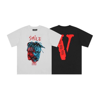 พร้อมส่ง เสื้อยืดแขนสั้น พิมพ์ลาย Juice Wrld The Weeknd Smile Single 999 ทรงหลวม สวยงาม