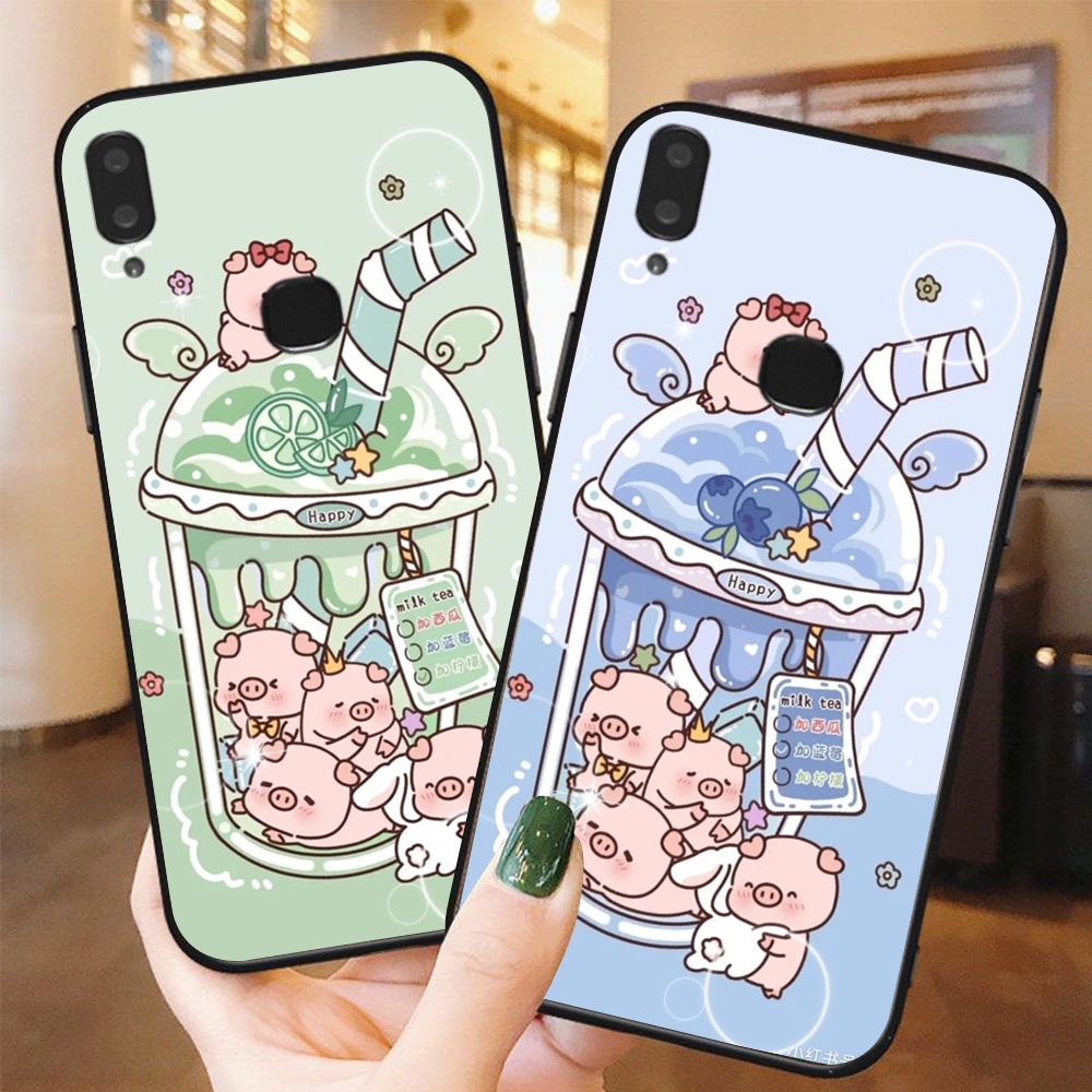 เคสโทรศัพท์ชานมสําหรับวัยรุ่น vivo v9 / vivo v9