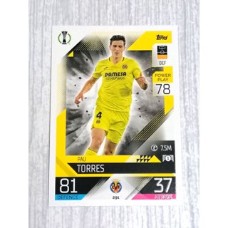 การ์ดฟุตบอล Match Attax 2022/23 VILLARREAL