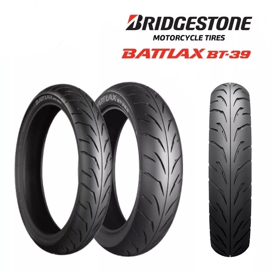 [ยางปี22] BRIDGESTONE : BATTLAX BT-39 ขอบ17 ยางนอก M-SLAZ, R15, R3, CBR150, Z250, Z400, GR200Rยางมอเ