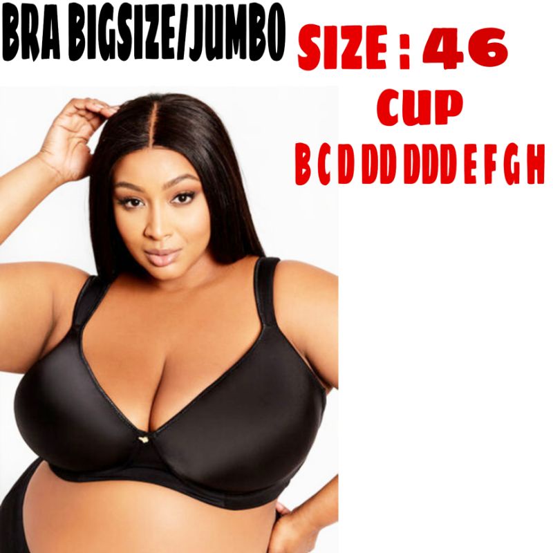 AnkA BRA BIGSIZE JUMBO SIZE 46 D DD DD DDD WIRED PADD/THIN FOAM WIRE BRANDED EXPORT