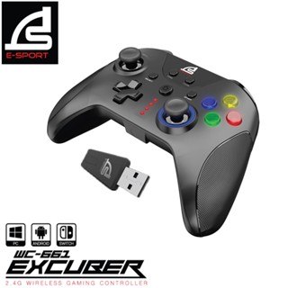 SIGNO E-Sport 2.4G Wireless Gaming Controller รุ่น EXCUBER WC-661 (จอยเกมส์)