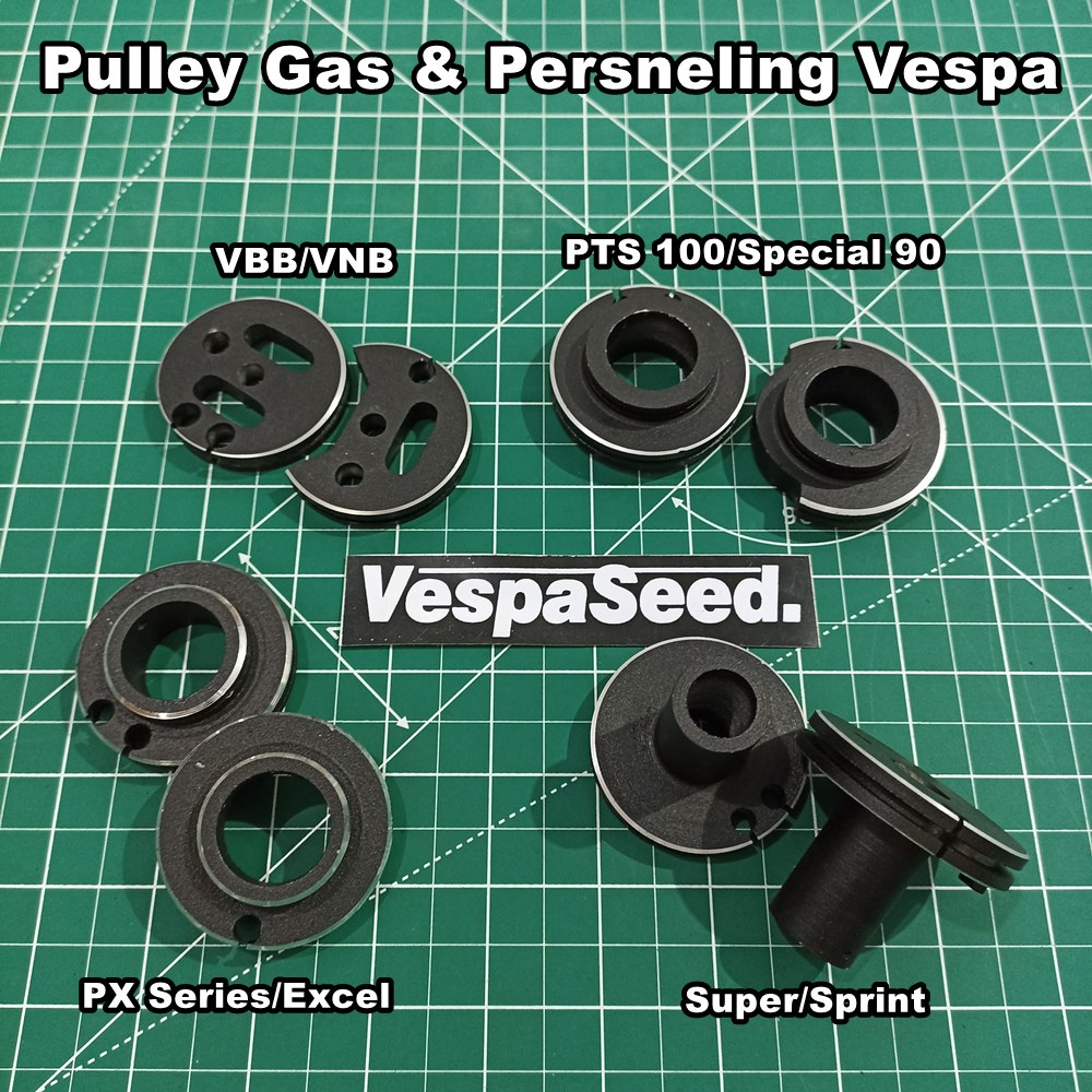 Pulley Pulley Gas Wire Gear Gear Vespa PX Exclusive Excel Super Sprint PTS VBB