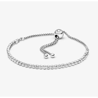 [พร้อมส่ง สินค้าแท้ 💯] Pandora Sparkling Slider Tennis Bracelet