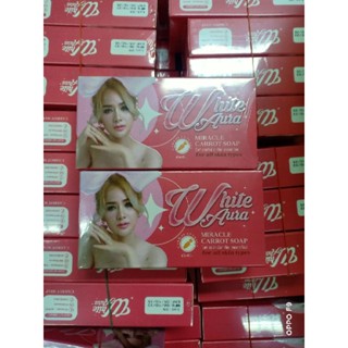 (ราคาต่อชิ้น)White Aura Soap สบู่ไวท์ออร่า (โฉมใหม่)