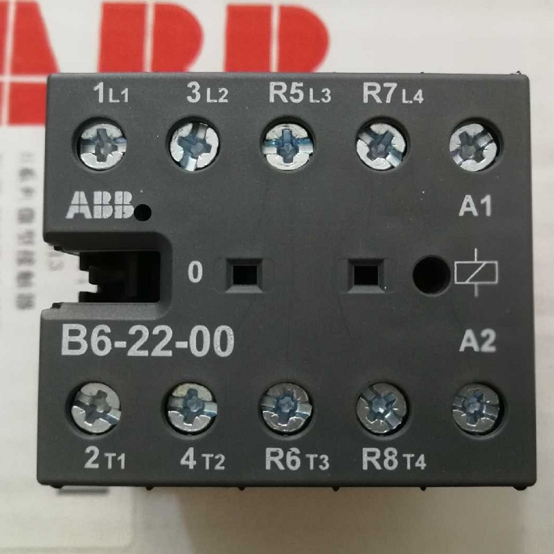 HB ABB B6 , B7 คอนแทคมินิ 4 ขั้ว AC ดําเนินการ B6-22-00 B7-22-00