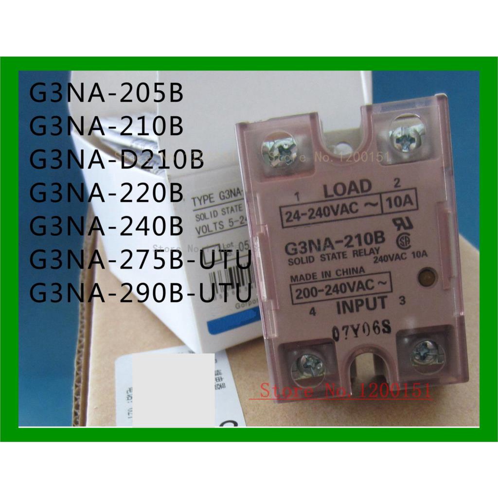 G3NA-205B G3NA-210B G3NA-D210B G3NA-220B G3NA-240B /275B/290B/260B/225B 5-24VDC