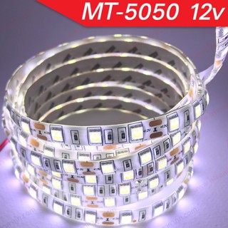 NOV ไฟ Led เส้น MT-5050 12v IP65 60led/M ยาว 5เมตร (สีขาว) 6500k