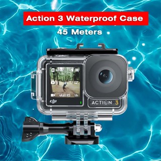 Action 3 เคสกันน้ํา 45 ม. 45 ม. อุปกรณ์เสริม สําหรับกล้อง DJI OSMO Action 3