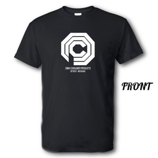 เสื้อยืดผ้าฝ้ายพิมพ์ลายขายดี Yuanl5 [พร้อมส่ง] เสื้อยืดแขนสั้น พิมพ์ลาย Omni Corp From Robocop สีดํา พลัสไซซ์ ของขวัญวัน