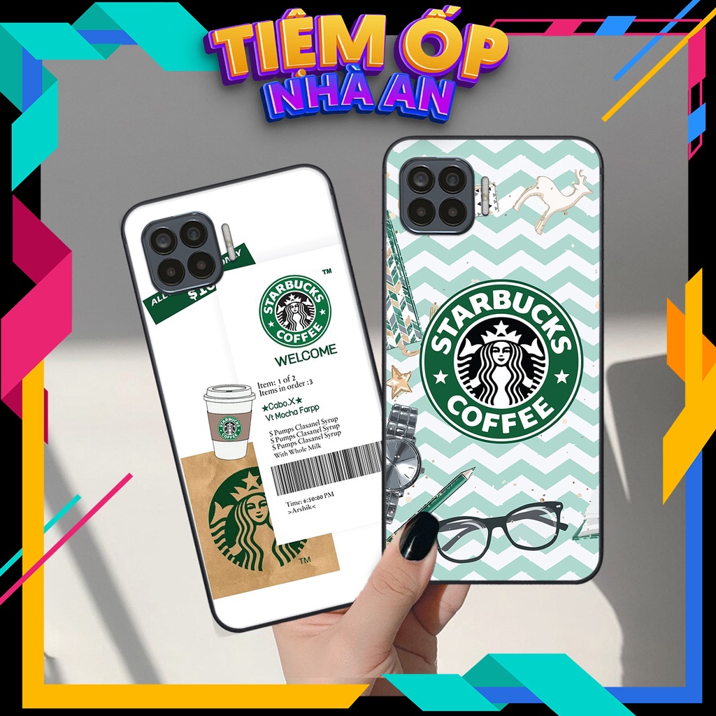 เคสโทรศัพท์สําหรับ Oppo A73 / A93 พร้อมพิมพ์ลาย Starbucks Cool Art Collage