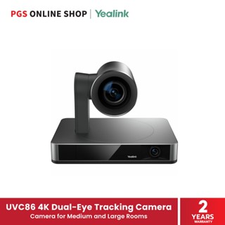 Yealink UVC86 4K Dual-Eye Tracking Camera กล้องคู่ Dual-Eye 4K ระบบ AI สำหรับการประชุม เหมาะกับห้องขนาดกลางและขนาดใหญ่