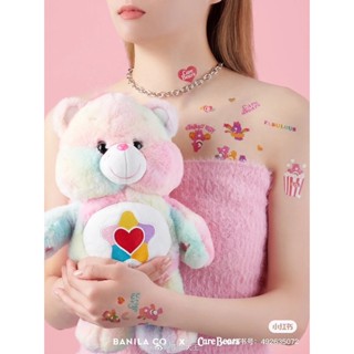 พร้อมส่ง ลิขสิทธิ์เกาหลีแท้🇰🇷🌈 ตุ๊กตาหมี แคร์แบร์ CARE BEAR True Heart ขนาด 27, 45 cm. สีเรนโบว์ Rainbow