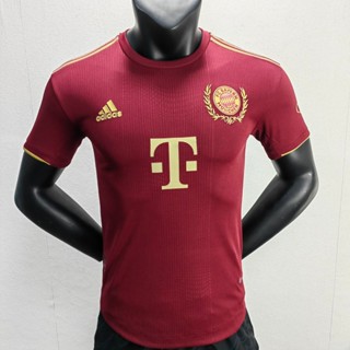 เสื้อกีฬาแขนสั้น ลายทีมชาติฟุตบอล Bayern 22-23 ไซซ์ S-XXL AAA สไตล์คลาสสิก