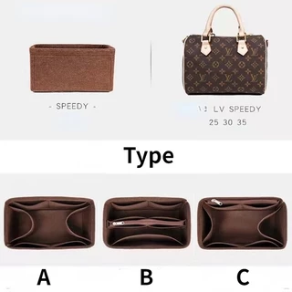 กระเป๋าผ้าสักหลาด สําหรับใส่จัดเก็บของ LV Speedy Nano16 25 30