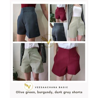 Veesaachana basic shorts: กางเกงขาสั้น ที่ไม่สั้นมาก เอวสูง ผ้า Kenny ทรงสวย ตอบโจทย์ทั้งคอดเอว พรางพุง ☺️