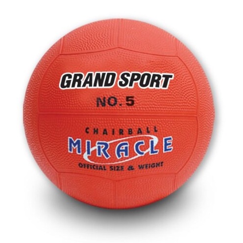 GRAND SPORT ***แถมเข็มและตาข่ายใส่บอล** ลูกแชร์บอล รุ่น MIRACLE เบอร์5 332501 แชร์บอล ของแท้100%