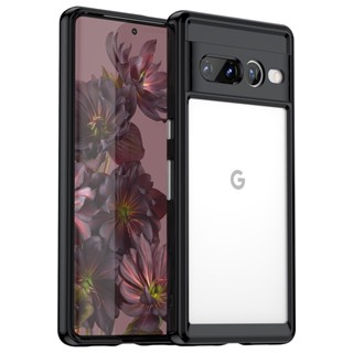 สําหรับ Google Pixel 7 7 Pro เคส ELVEV กันกระแทก นิ่ม TPU แฟชั่น ที่มีสีสัน โปร่งใส บางเฉียบ ป้องกันเต็มรูปแบบ