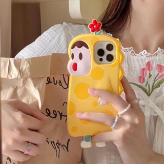 ✨ส่งเชือกเส้นเล็ก✨เคสไอโฟน14 Pro Max 13 12 11 เคส for iPhone 14พลัส น่ารัก พกง่ายๆ การป้องกันการตก Case