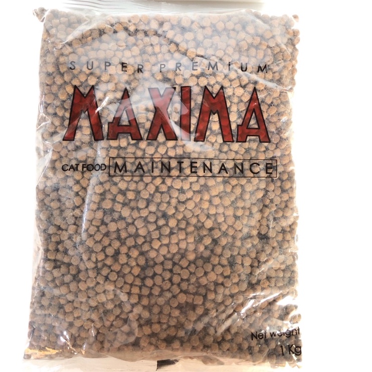 แม็กซิม่า อาหารแมว Maxima 1 kg อาหารแมวmaxima อาหารแมว Maxima แม็กซิม่า เค็มน้อย ป้องกันโรคไตและนิ่ว