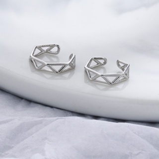 ECZ-227 - Trinity(1ชิ้น/ชิ้นเดี่ยว) Earcuff ต่างหูเกี่ยว *สำหรับคนไม่เจาะหู*