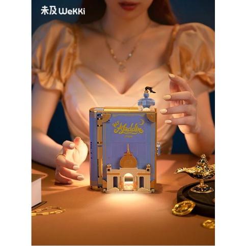 [สินค้าใหม่ ข้อเสนอพิเศษ จํากัดเวลา] บล็อกตัวต่อหนังสือ รูปเมืองเทพนิยาย สามมิติ DIY ของเล่น สําหรับเด็กผู้หญิง ราคา ถูกที่สุด ดีลบีเคเค แกลเลอรีภาพที่ 2