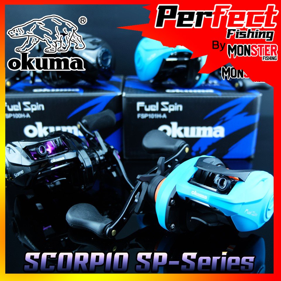 รอกหยดน้ำ OKUMA SCORPIO SP-100H-A/SP-101H-A (มีทั้งหมุนขวาและหมุนซ้าย)