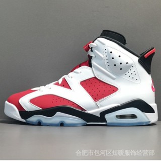 【DG คุณภาพสูง】air Jordan 6 Retro "Carmine" (2021) รองเท้าผ้าใบ สําหรับผู้ชาย USsize7.5--13 SWTT