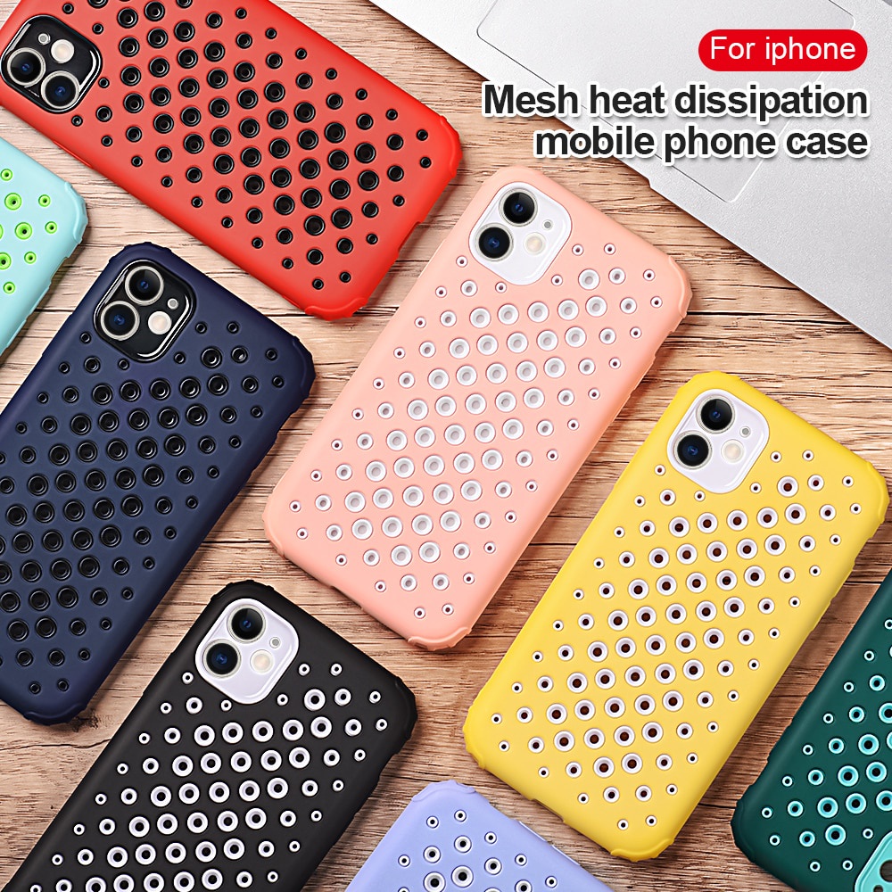 COOLING MESH HARD CASE IPHONE SE 2022 Gen 3rd / SE 2020 Gen 2nd / IPHONE 7 / 7 PLUS / IPHONE 8 / 8 P