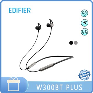 Edifier W300BT PLUS ชุดหูฟังบลูทูธไร้สาย แบบไดนามิกคู่ คล้องคอ