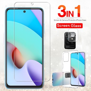 3 in 1 ถุงลมนิรภัย ใส นิ่ม TPU เคส Huawei Nova 9 SE 8i 5T 3i ป้องกันหน้าจอ นิ่ม TPU เคส Huawei Nova Y90 Y70 Plus กระจกนิรภัย เลนส์ ด้านหลัง เคสฟิล์ม