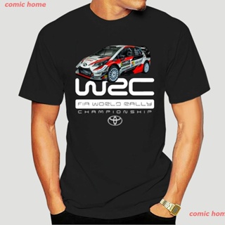 comic home 2021 เสื้อยืดผ้าฝ้าย 100% พิมพ์ลาย Toyota2 Gazoo Racing Wrt Wrc เสื้อยืดแฟชั่นผู้ชาย discount