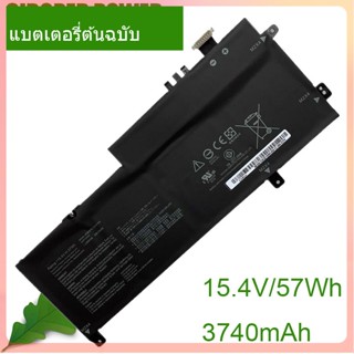 Genuine แบตเตอรี่โน้ตบุ๊ค 0B200-03070000 C41N1809 15.4V/57Wh /3740mAh For Zenbook Flip 15 UX562 UX562FD Q536FD Notebook