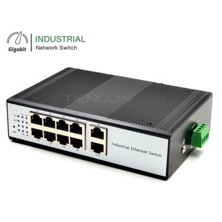 Gigabit Industrial Switch 8GE + 2 GE Uplink (ประกัน 1 ปีเต็ม)