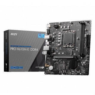 MSI PRO H610M-E DDR4 Micro-ATX LGA1700 Mainboard