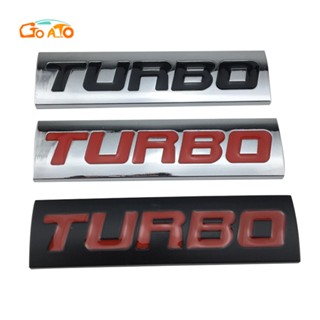 GTIOATO โลโก้ TURBO โลโก้ติดรถยนต์ สติ๊กเกอร์โลโก้รถ สติ๊กเกอร์โลหะ โลโก้รถ Logo โลโก้ เทอร์โบชาร์จเจอร์ สติ๊กเกอร์โลโก้รถ บุคลิกภาพ โลโก้ติดรถยนต์สําหรับ ของแต่งรถยนต์ ตกแต่งรถยนต์