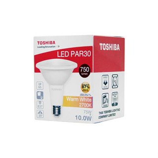 หลอดลิเนีย LED TOSHIBA ขั้ว E27 แสงวอร์มไวท์