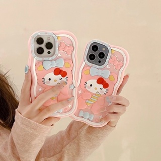 ✨ส่งเชือกเส้นเล็ก✨เคสไอโฟน 14 Pro Max 13 12 11 เคส for iPhone 14พลัส แคนดี้เคทีแมว น่ารัก พกง่ายๆ การป้องกันการตก Case