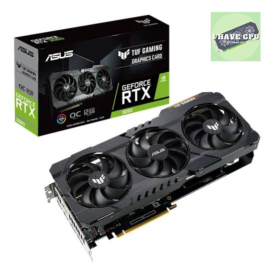 ASUS TUF RTX3060 O12G V2 GAMING - 12GB GDDR6 สินค้ามือสอง ประกันไทย