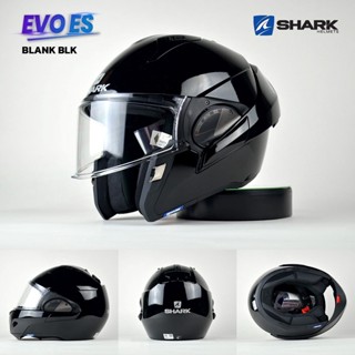 SHARK หมวกกันน็อค รุ่น EVO-ES BLANK BLK