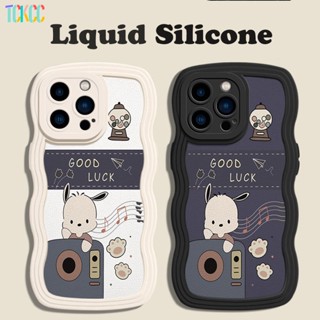 สําหรับ Honor 50 60 70 Pro X40 การ์ตูน Pochacco ซิลิโคนเหลว กรอบคลื่น กล้อง เคสโทรศัพท์ป้องกัน