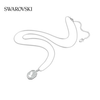 Swarovski สร้อยคอทองคําขาว รูปหงส์ ของขวัญสําหรับแฟนสาว