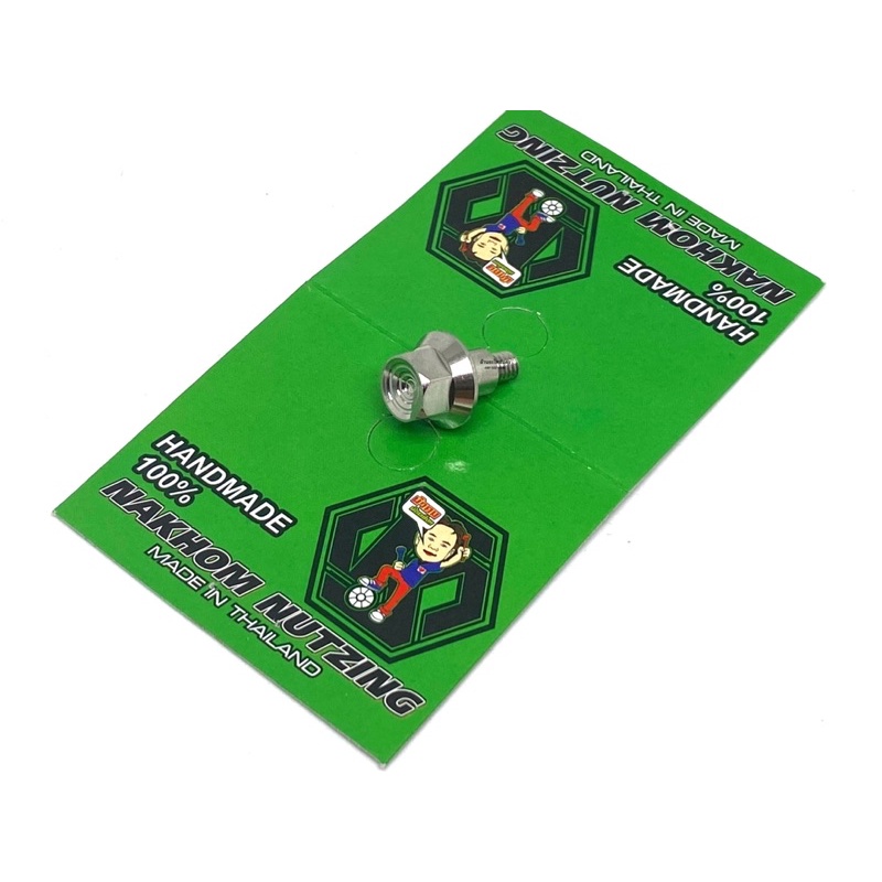 น้าคมน็อตซิ่ง น็อตใต้ไฟหน้าWave ทุกรุ่น งานกลึงเลส น็อตน้าคมแท้100%